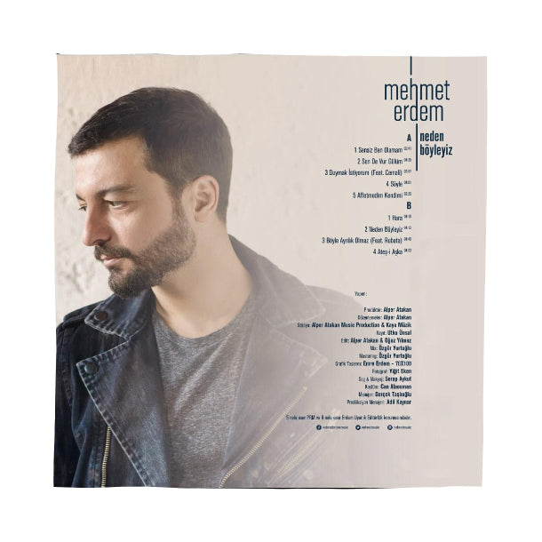 Mehmet Erdem Plak- Neden Böyleyiz Plak(Transparan Buz Renkli Plak)Türkçe | POP | Plak
