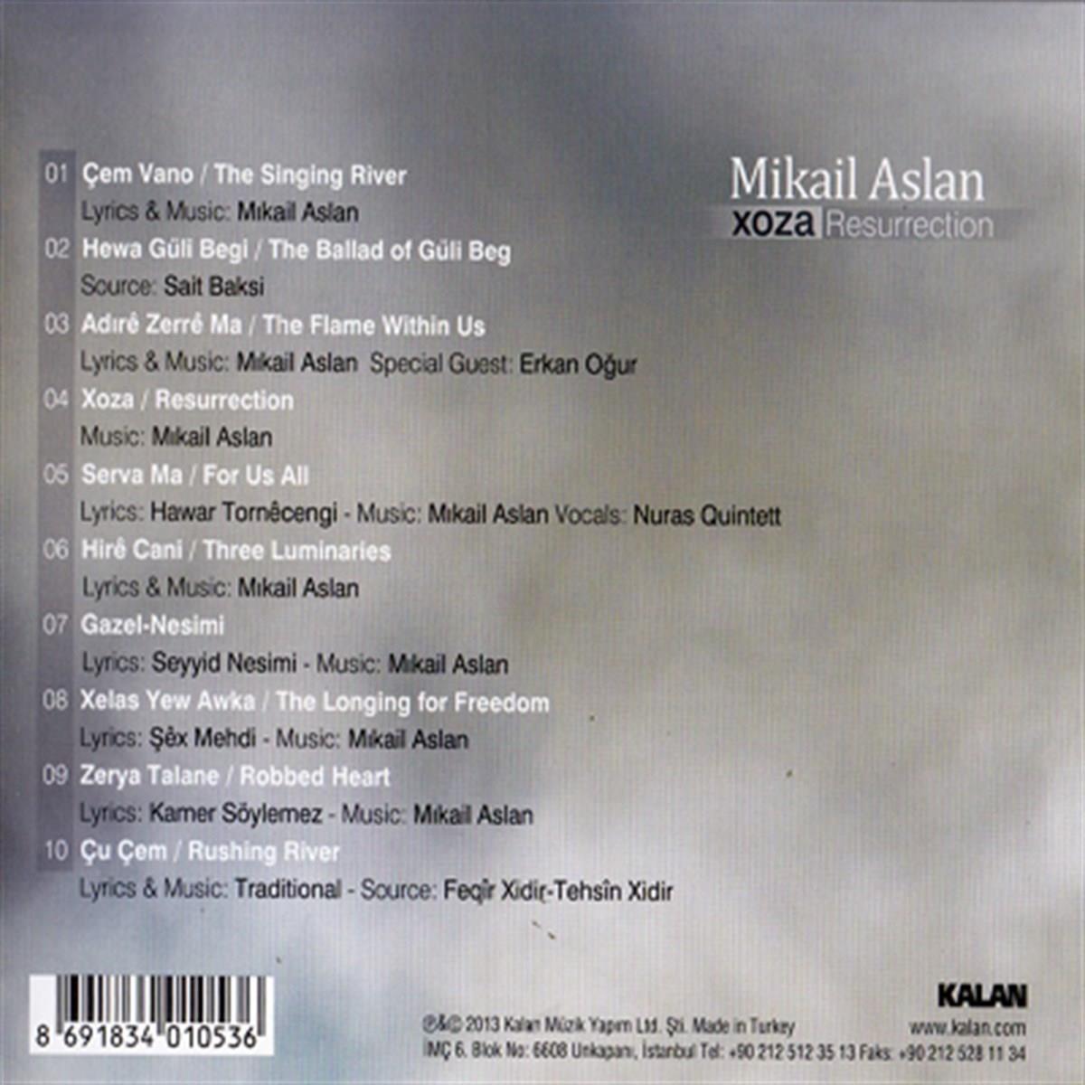 MIKAIL ASLAN - Xoza - Resurrection - CD - KALAN Müzik