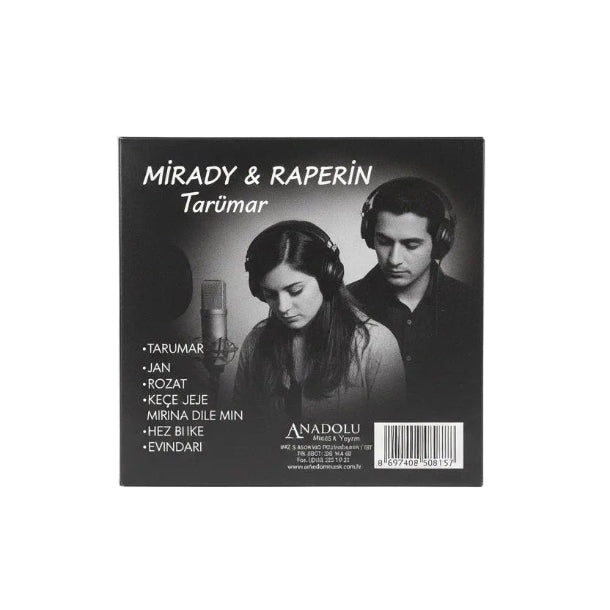 Mirady - Raperin - Tarumar CD | Reparin -Mirady Tarümar CD | Kürtçe | Rock CD