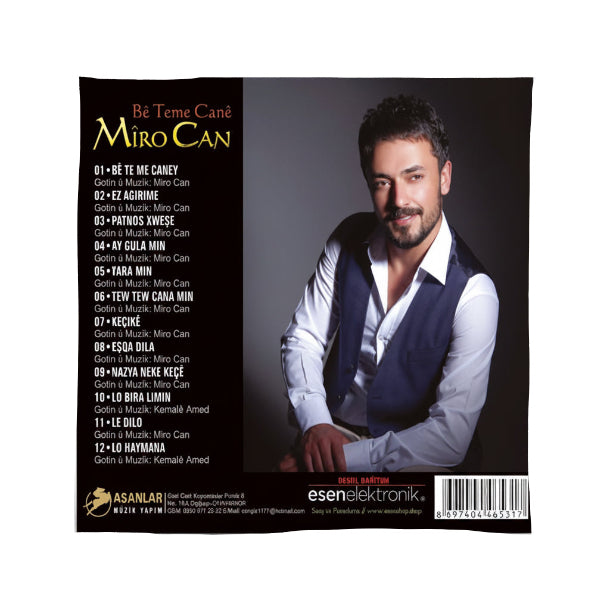 MIRO CAN - Be Teme Cane ( CD ) Kürtçe | Kurdische Musik | CD