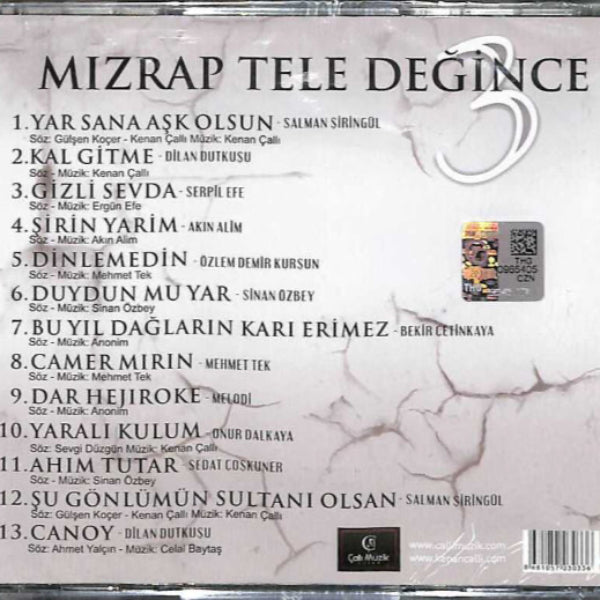 Mızrap Tele Değince 5| CD - Çeşitli Sanatçılar | türk halk | Halk Müziği | halk müzik |türkische Volksmusik CD