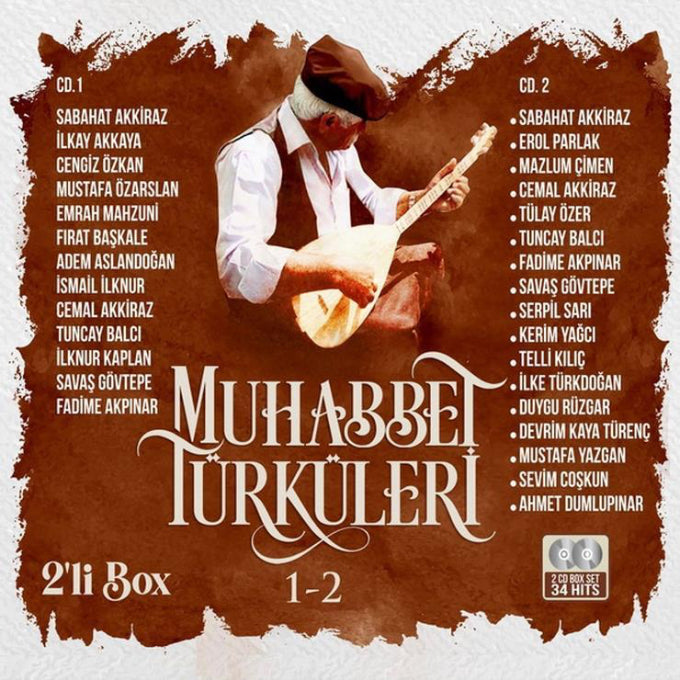 Muhabbet Türküleri- Muhabbet Türküleri CD | Vol.1-2(2CD) Karışık Türküler CD