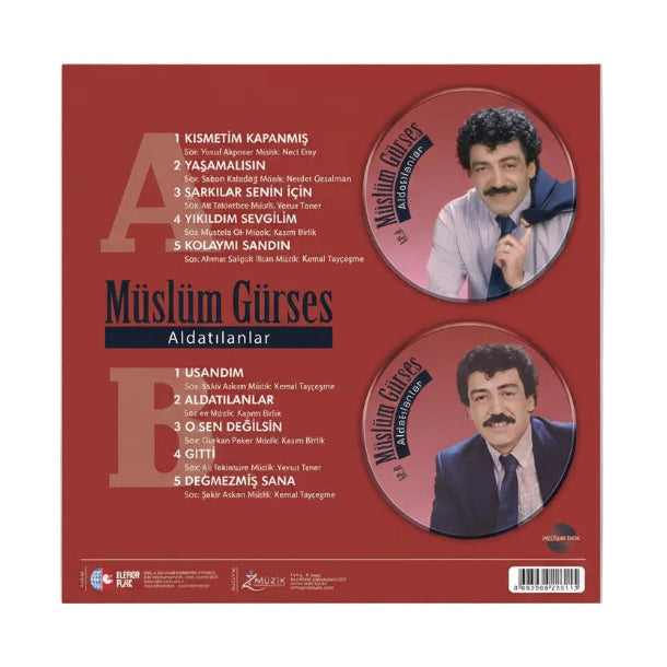 Müslüm Gürses - Aldatılanlar (Picture Plak) Almanya | Belçika | Hollanda Plak Sipariş