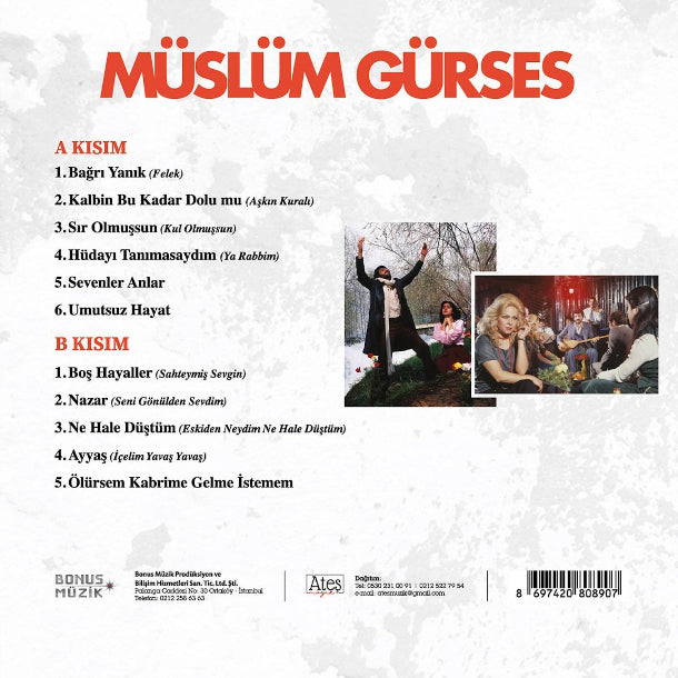 Müslüm Gürses - Bağrı Yanık (Plak) Müslüm Gürses Plak | Türkçe Plak