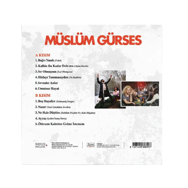 Müslüm Gürses - Bağrı Yanık plak (Müslüm Gürses Plak) Müslüm Gürses Umutsuz Hayat Plak