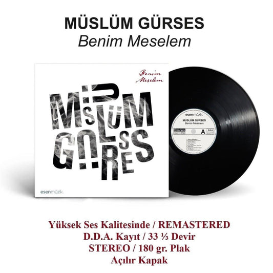 Müslüm Gürses - Benim Meselem (Plak) Schallplatte |LP