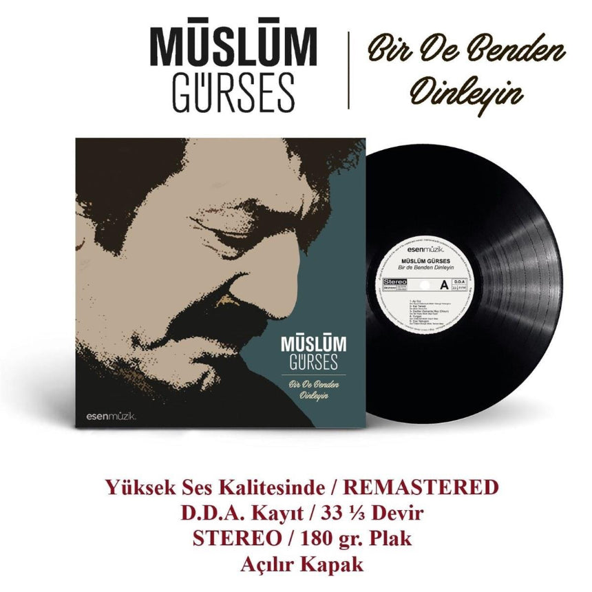 Müslüm Gürses Plak | Çeşitleri | Almanya | Türkçe | Arabesk | Plak | Siparişi | Satın al | Bir de Benden Dinleyin