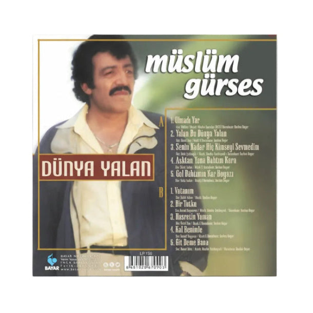 Müslüm Gürses - Dünya Yalan Plak | Schallplatte |LP | Almanya | sipariş | satın al
