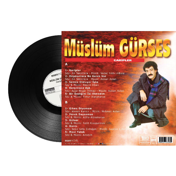 Müslüm Gürses - Garipler + Orijinal Kapak Hediyeli Plak | Müslüm Gürses Plak | Schallplatte