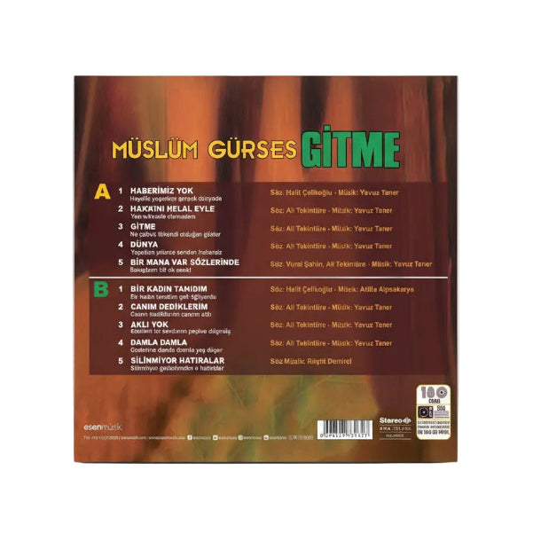 Müslüm Gürses - Gitme Plak (Müslüm Gürses Plak) Müslüm Gürses Gitme Plak
