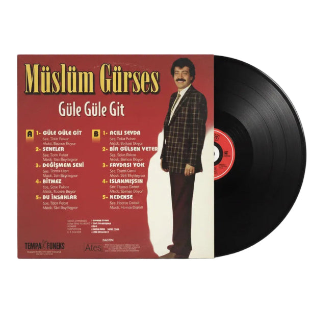 Müslüm Gürses - Güle Güle Git Plak (Müslüm Gürses Albüm Plak) Müslüm Gürses Güle Güle Git Schallplatte