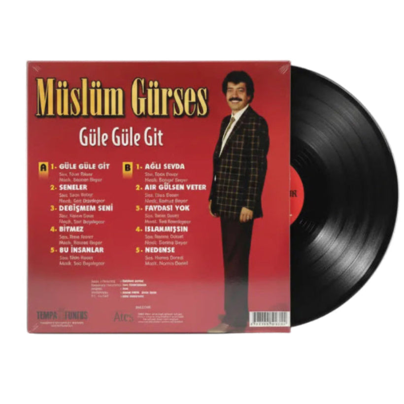 Müslüm Gürses - Güle Güle Git Plak (Müslüm Gürses Albüm Plak) Müslüm Gürses Güle Güle Git Schallplatte