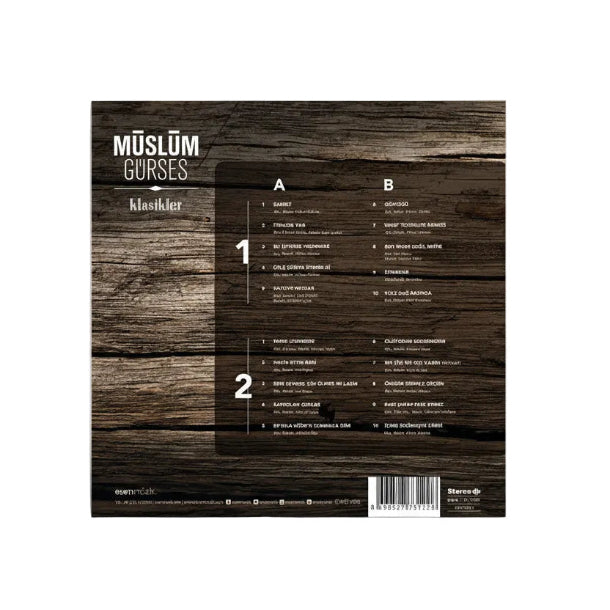 Müslüm Gürses Klasikler Plak ( 2 Plak )Müslüm Gürses Plak | Schallplatte | LP |Almanya | Hollanda | Belçika