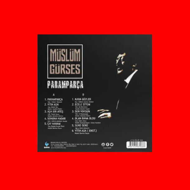 Müslüm Gürses Plak | Paramparça | Plak ( Arabesk Plak ) Schallplatte | LP