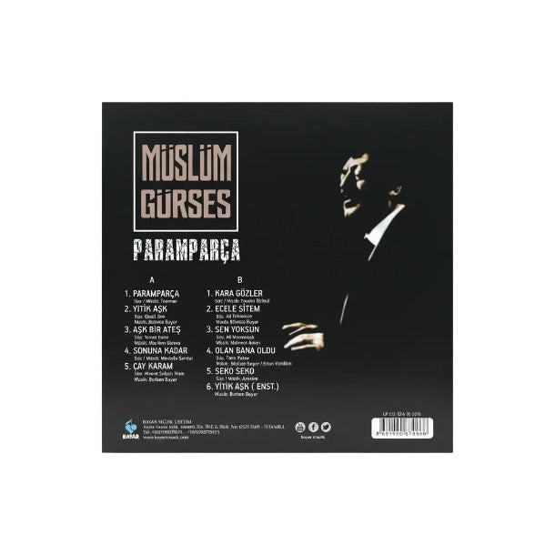 Müslüm Gürses Plak | Paramparça | Plak ( Arabesk Plak ) Schallplatte | LP