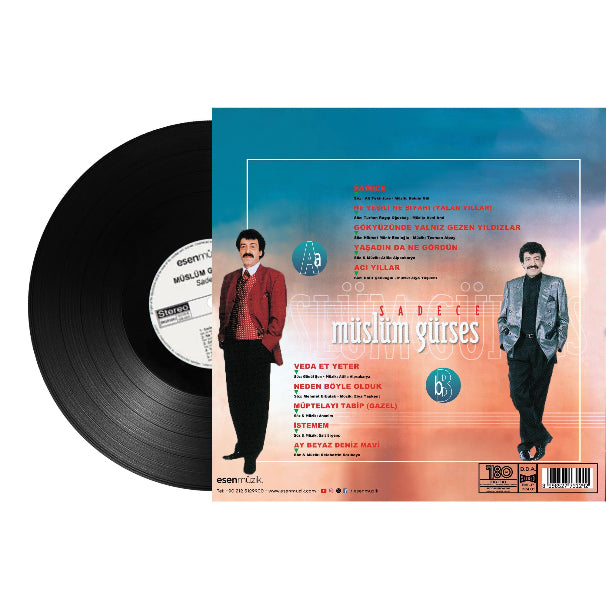 Müslüm Gürses - Sadece Plak + Orijinal Kapak Hediyeli (Müslüm Gürses Plak)