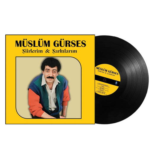 Müslüm Gürses - Şiirlerim - Şarkılarım (Plak) Müslüm Gürses Plak | Schallplatte | LP
