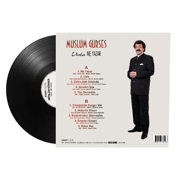 Müslüm Gürses - Usta Ne Yazar (Plak) Müslüm Gürses Usta Ne Yazar Plak | LP
