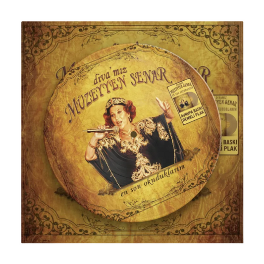 Müzeyyen Senar Diva'mız Plak - Müzeyyen Senar Son Okuduklarım Plak (Renkli Plak) Schallplatte