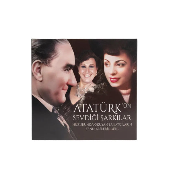 Atatürkün Sevdiği Şarkılar Plak (2 Plak) ATATÜRK'ün Sevdiği Şarkılar Plak |Türk Sanat Plak