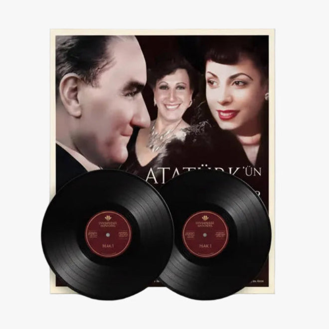 Atatürkün Sevdiği Şarkılar Plak (2 Plak) ATATÜRK'ün Sevdiği Şarkılar Plak |Türk Sanat Plak