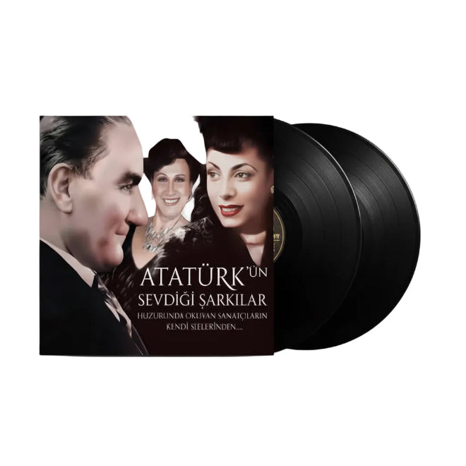 Atatürkün Sevdiği Şarkılar Plak (2 Plak) ATATÜRK'ün Sevdiği Şarkılar Plak |Türk Sanat Plak