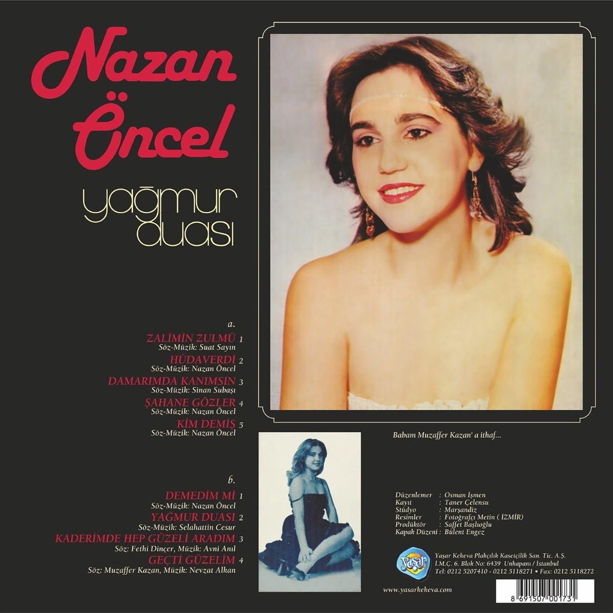 NAZAN ÖNCEL - Yağmur Duasi - plak - vinil - poster