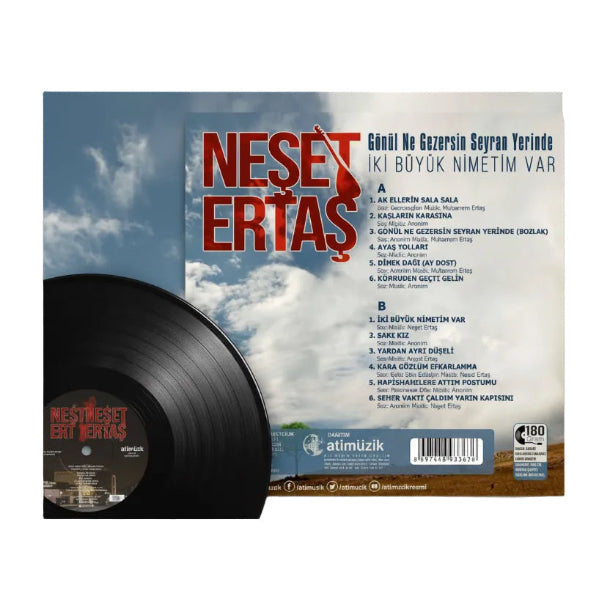 Neşet Ertaş - Gönül Ne Gezersin Seyran Yerinde | iki büyük niyetim var Plak | Schallplatte |LP