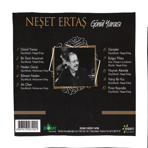 Neşet Ertaş - Gönül Yarası(CD)Türkische Volksmusik (Türk Halk Müzik) Türk | Halk | Müziği | CD