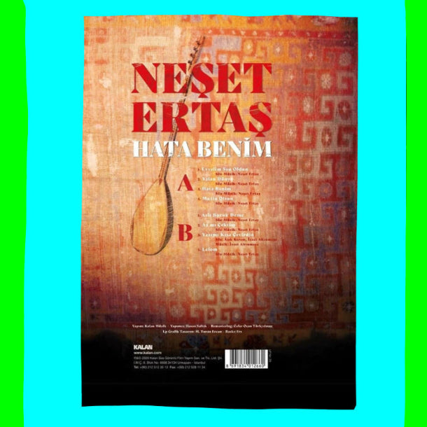 Neşet Ertaş - Hata Benim (Plak)Neşet Ertaş Hata Benim Plak | Türkische Volksmusik | Schallplatte | LP