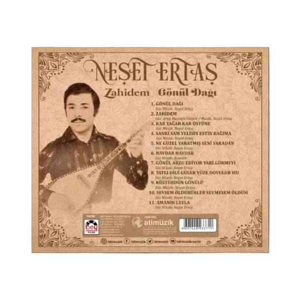 Neşet Ertaş - Zahidem/Gönül Dağı (CD)Neşet Ertaş Zahidem CD |Neşet Ertaş Gönül Dağı CD