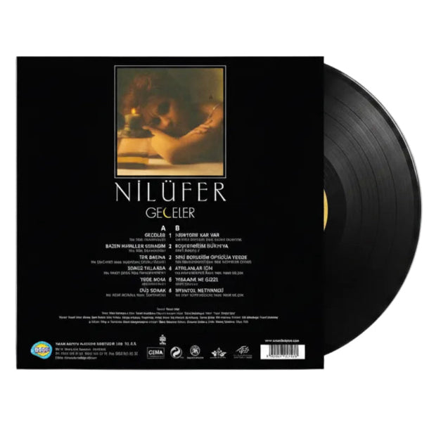 Nilüfer Geceler Plak | Nilüfer Geceler (Plak) Nilüfer Schallplatte | LP | Almanya | Plak