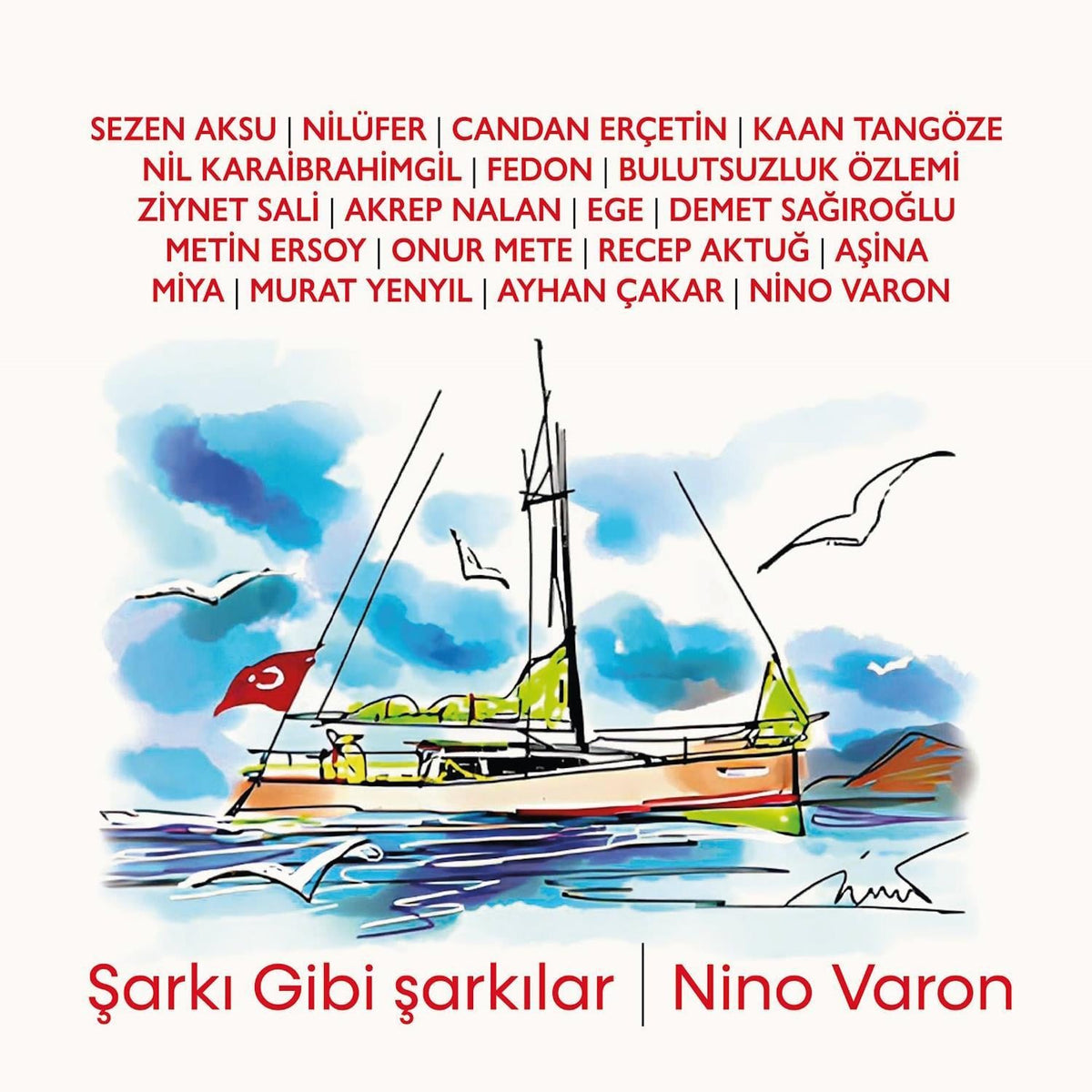 Şarkı Gibi Şarkılar- Nino Varon | Plak|Türkçe|Karışık | Pop |Plak(2 Plak)Schallplatte | LP