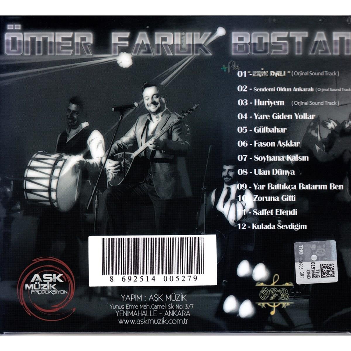 Ömer Faruk Bostan - Erik Dalı (CD)