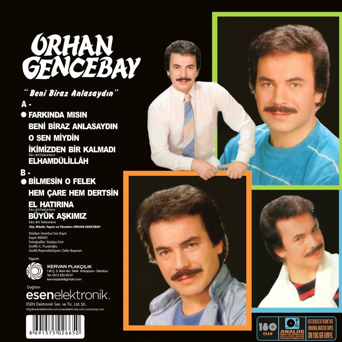 ORHAN GENCEBAY - Beni Biraz Anlasaydin - plak - vinil - poster