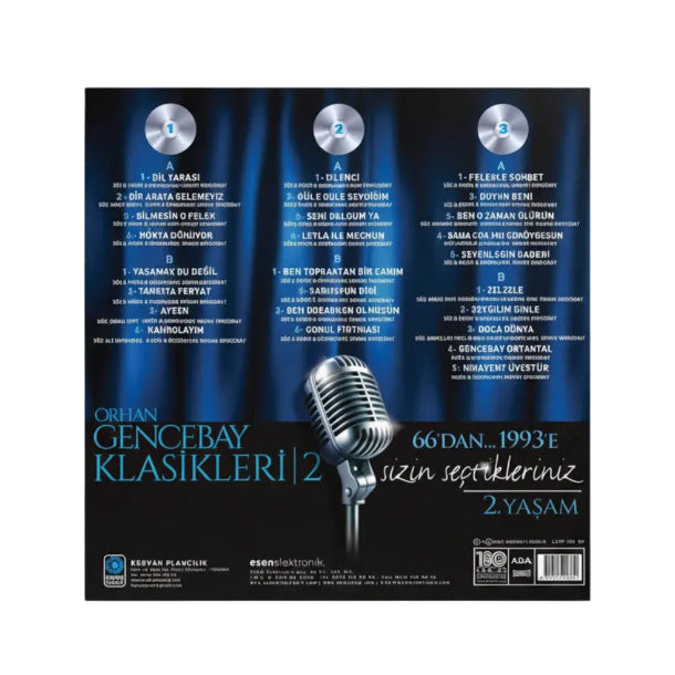 Orhan Gencebay - Klasikleri Vol.2 (3 Plak) Orhan Gencebay Klasikleri | Klasikler | Plak | LP