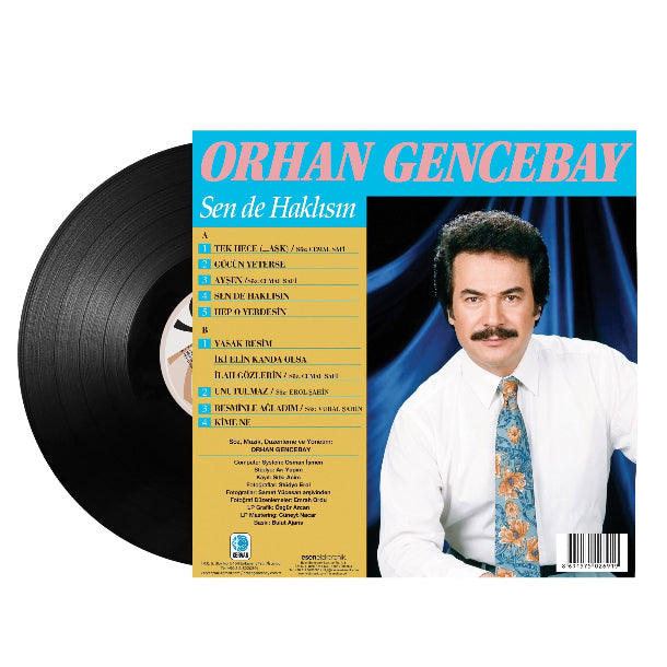 Orhan Gencebay - Sen De Haklısın (Plak) Orhan Gencebay Plak |Orhan Gencebay Sen De Haklısın Plak