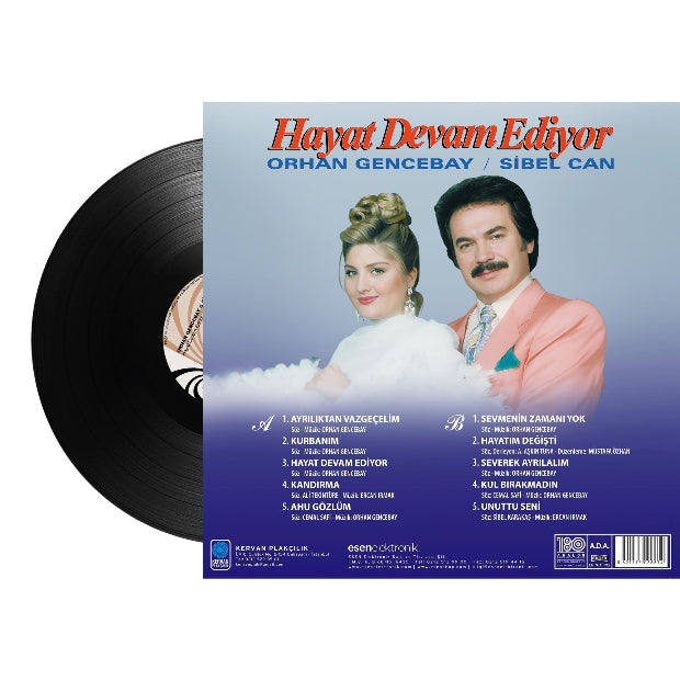 Orhan Gencebay | Sibel Can - Hayat Devam Ediyor (Plak) Türkçe | Arabesk | Plak | Schallplatte |LP