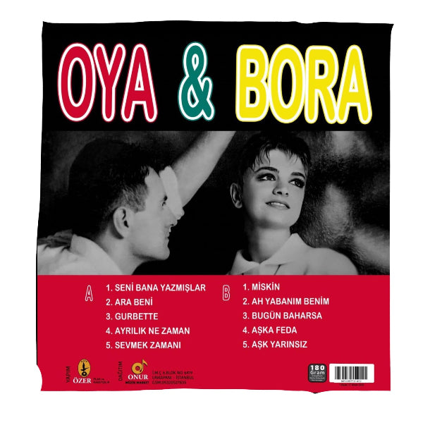 Oya & Bora - Seni Bana Yazmışlar (Plak) Eski Nostalji Pop Plak