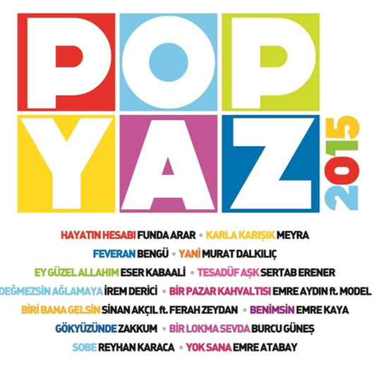 Pop Yaz 2015 (CD)Türkce Pop CD