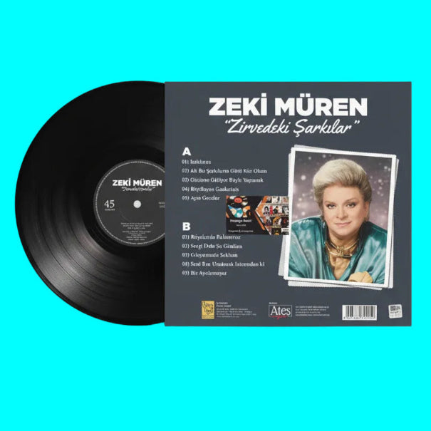 Zeki Müren -Zirvedeki Şarkılar(Plak)Zeki Müren Zirvedeki Şarkılar Plak | LP