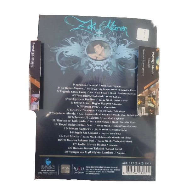 Zeki Müren- Saklı Kayıtlar CD | 2 (1960-1984 )(CD+Kitapçık) (CD) Türk Sanat | Müziği | CD