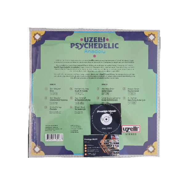 UZELLI PSYCHEDELIC |Anadolu | Türkçe Plak |Anadolu Rock | Rock Plak |  Schallplatte | LP