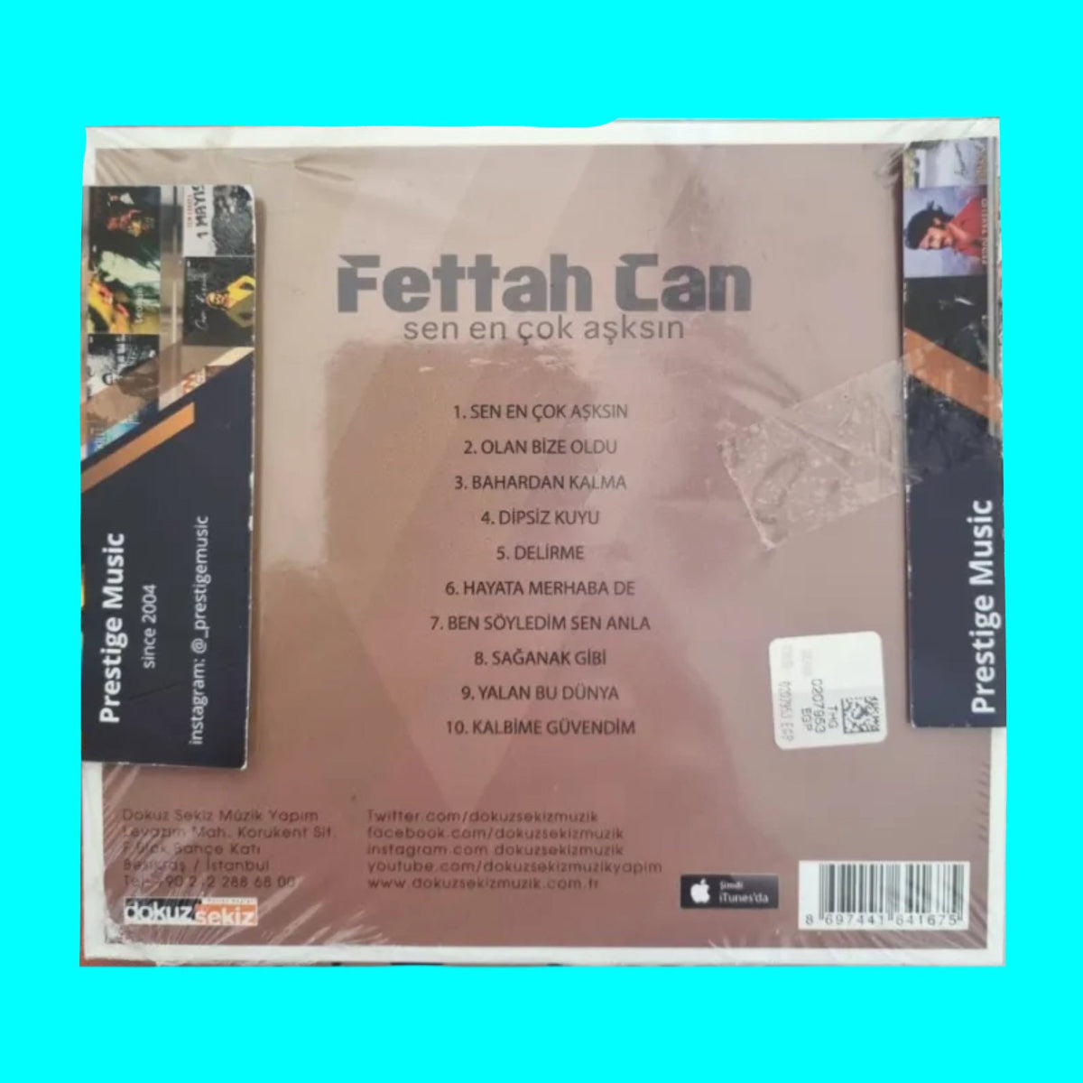 Fettah Can - Sen En Çok Aşksın ( CD )Türkçe CD | Türkisch | Türkische | CD's