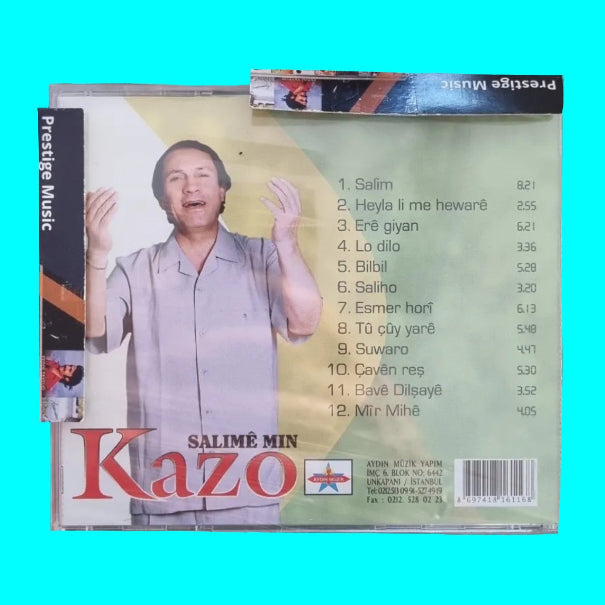 Kazo - Salıme Mın (CD) Kazo-Salımê Mın CD | Kürtçe Müzik | Kurdische | Kurdish | kurdisch| CD