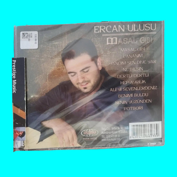 Ercan Ulusu - Masal Gibi(CD)Ercan Ulusu Masal Gibi CD |Türk Halk Müziği (THM) Özgün Müzik | CD
