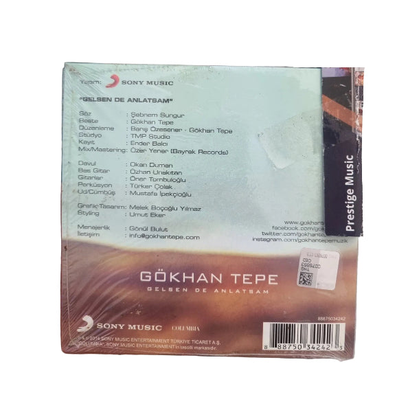 Gökhan Tepe - Gelsen De Anlatsam | CD  (Türkçe | Türkischer Pop | CD| CD's )