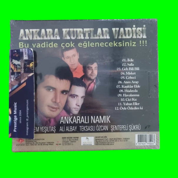 Ankara Kurtlar Vadisi CD| ANKARA Oyun Havaları (CD)Türkçe CD
