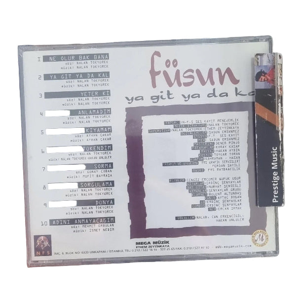 Ya Git Ya Da Kal | CD | füsun | Ya Git Ya Da Kal | CD | füsun | Türkçe CD | Türkce pop CD