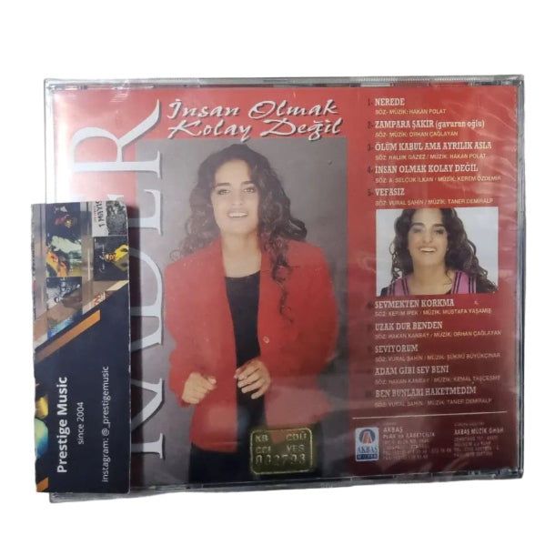 Kader - İnsan Olmak Kolay Değil(CD)Akbaş Müzik ( ALMANYA-Mülheim an der Ruhr)1997 CD